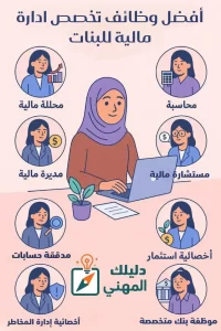 ماذا يعمل خريج إدارة مالية؟ أبرز وظائف تخصص ادارة مالية للبنات
