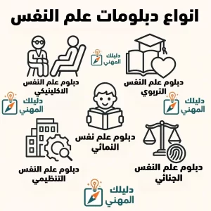 ما هي الدبلومات المتاحة لقسم علم النفس؟