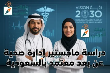 دراسة ماجستير إدارة صحية عن بعد معتمد بالسعودية