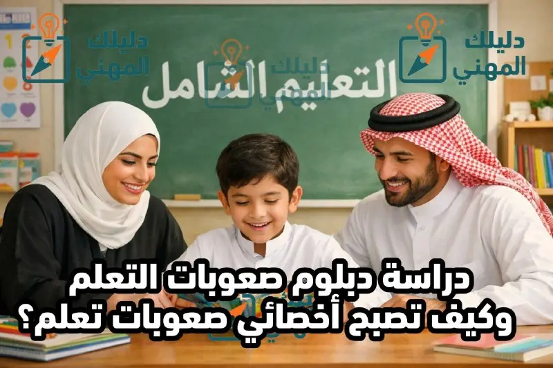 دراسة دبلوم صعوبات التعلم وكيف تصبح أخصائي صعوبات تعلم؟