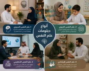ماهي أنواع دبلومات علم النفس؟