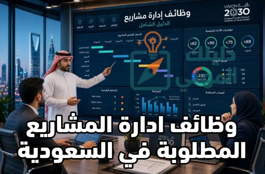 وظائف ادارة مشاريع المطلوبة في السعودية
